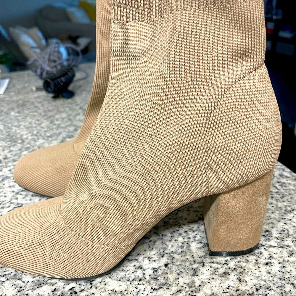 Altar’d State tan booties